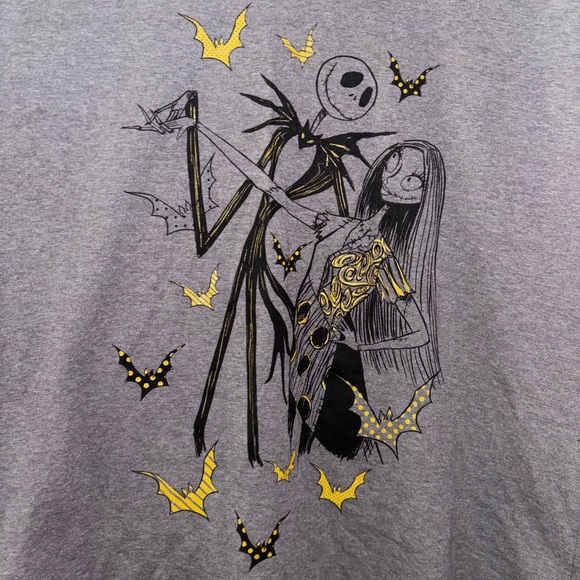 Disney Tops - Disney's The Nightmare Before Christmas Jack and Sally V-Neck Tee